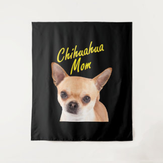 Tapete De Parede Chihuahua Mãe Presente para Proprietários de Cacho