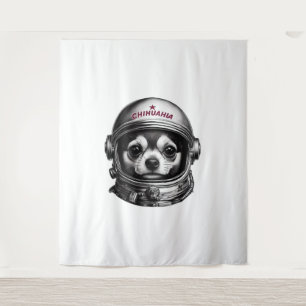 Tapete De Parede Chihuahua, Viajante Retro Cão Espacial Soviético