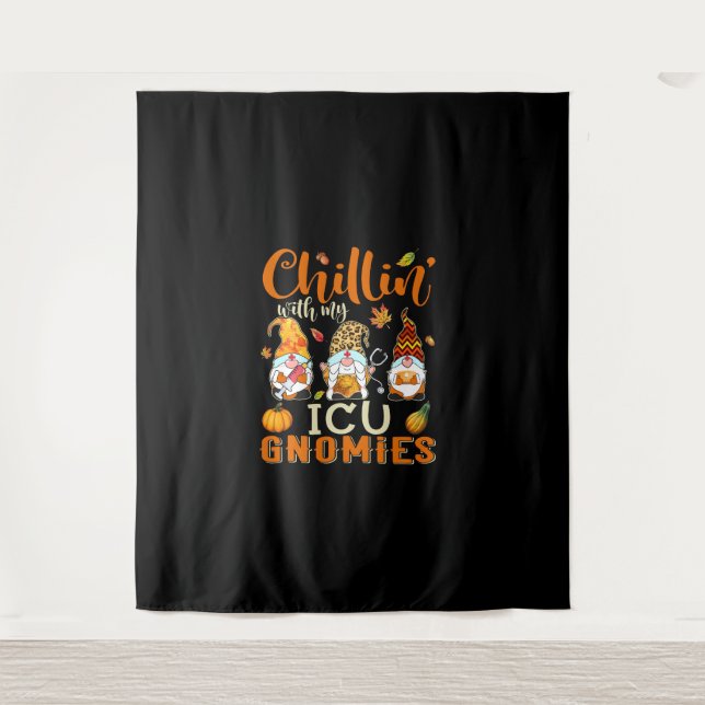 Tapete De Parede Chillin com minha enfermeira Gnomies Gnomies Gnomo (Frente)