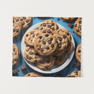 Tapete De Parede Chocolate Chip Cookies