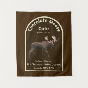 Tapete De Parede Chocolate Moose Café