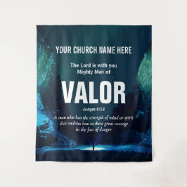 Tapete De Parede Christian MAN OF VALOR Church Wall Art