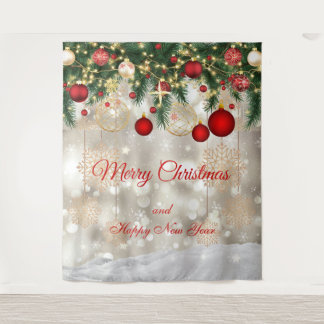 Tapete De Parede Christmas Festive Backdrop 