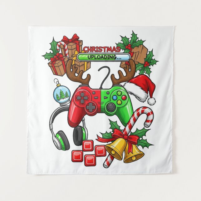 Tapete De Parede Christmas Tapestry (Frente)
