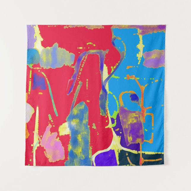 Tapete De Parede Chromatic Collision  Primary Pulse (Frente)