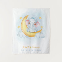 Chuva de Estrelas e Elefante Fofo Baby Shower