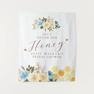 Tapete De Parede Chuva de Noiva Floral Abelha