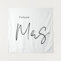 Chuva de Noiva Personalizada Moderna Futuro Sra