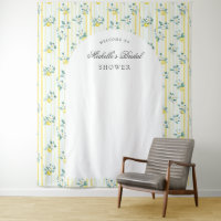 Chuva de Noiva Shabby Chic Vintage Floral Limão