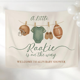 Tapete De Parede Chuveiro de Bebê de Futebol Fundo da Festa Pequeno