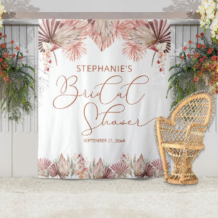 Tapete De Parede Chuveiro de Noiva Boho com Caligrafia Elegante e P