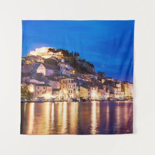 Tapete De Parede Cidade croata de Sibenik à noite