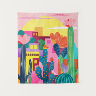 Tapete De Parede Cidade de Cactus