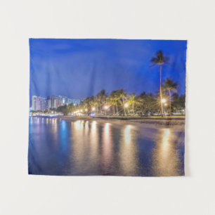 Tapete De Parede Cidade de Waikiki em Dawn