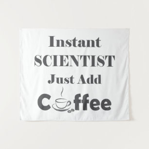 Tapete De Parede Cientista Instantâneo Apenas Adicione Café