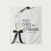 Cinquenta e Fabuloso Chic Taça de Champanhe Aniver