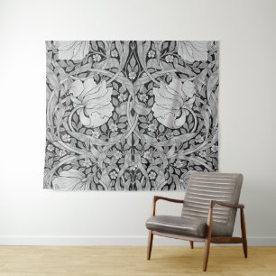 Tapete De Parede Cinza Pimpernel Monotone, William Morris