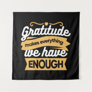 Tapete De Parede Citações da Tipografia de Gratidão Inspiradora