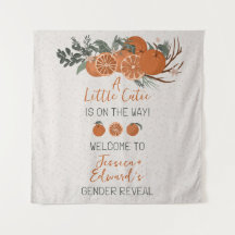 Citrus Orange Little Cutie Gender Revement Party