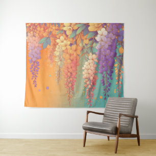 Tapete De Parede Citrus Sunset Wisteria