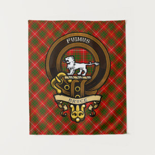 Tapete De Parede Clan Bruce Crachá e Crest escoceses Casaco de ar
