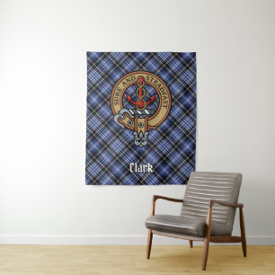 Tapete De Parede Clan Clark Tartan