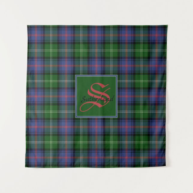 Tapete De Parede Clan Sutherland Tartan (Frente)