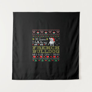 Tapete De Parede Claro, Eu Falo Com Meu Bulldog Francês