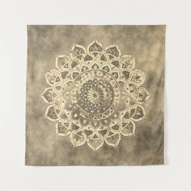 Tapete De Parede Clássico Colorosamente Mandala Índia Estilo 4 (Frente)