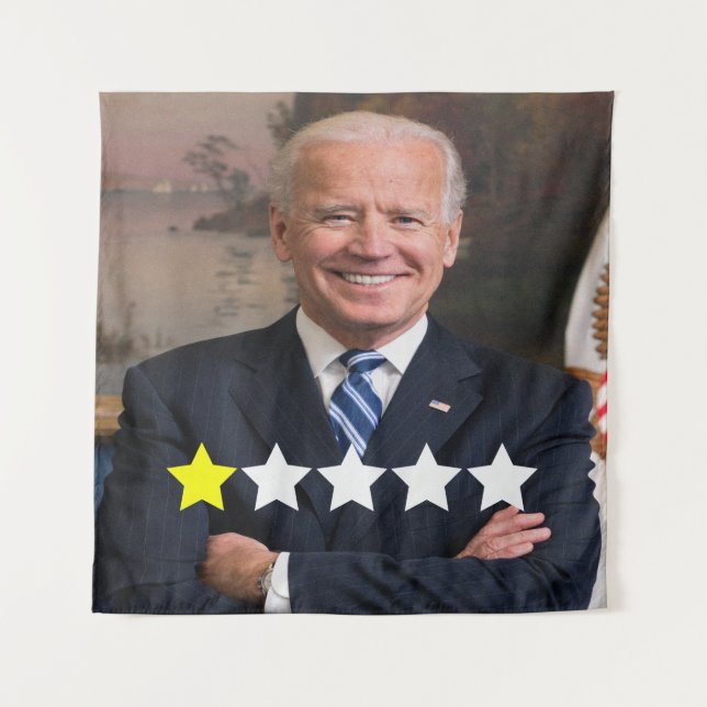 Tapete De Parede Classificação de Aprovação do Presidente Joe Biden (Frente)