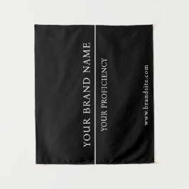 Tapete De Parede Classy Minimalist White Text Black Wall Design