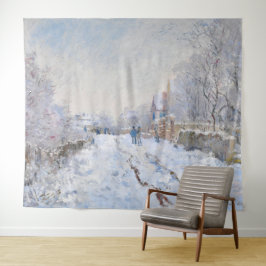 Tapete De Parede Claude Monet - Cena de Neve na Argentina