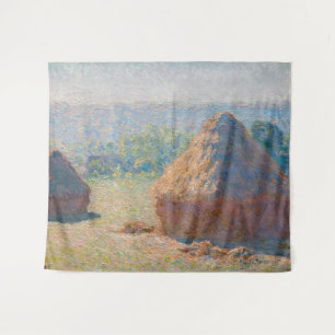 Tapete De Parede Claude Monet - Haystacks, fim do Verão