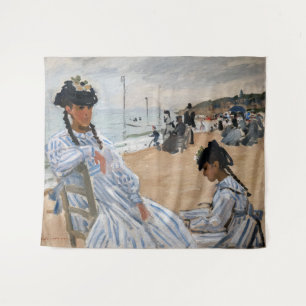 Tapete De Parede Claude Monet - Na praia em Trouville