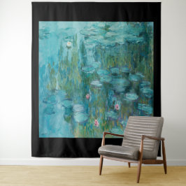 Tapete De Parede Claude Monet, Nenúfares, 1915, Azul Aqua