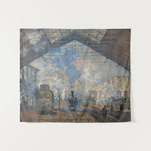 Tapete De Parede Claude Monet - Vista exterior da estação de Sant