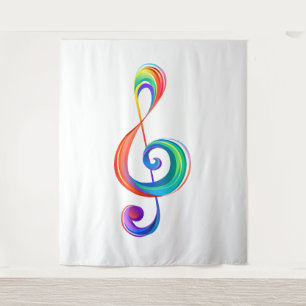 Tapete De Parede Clef (trecho de arco-íris)