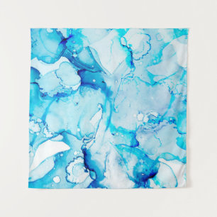 Tapete De Parede Clouds Macro. Sapphirine and White color Spots. Oc