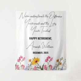 Tapete De Parede Cobertor Personalizado de Aposentadoria flor Prese