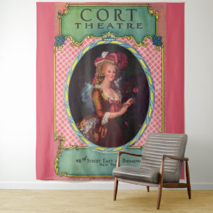 Tapete De Parede cobrir de playbill do Cort Theater de 1930