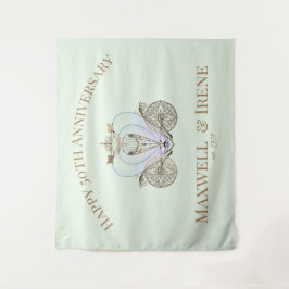 Tapete De Parede Coche de Conto de Fadas em Verde Claro