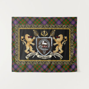 Tapete De Parede Cochrane Clan Crachá & Motto com Leões