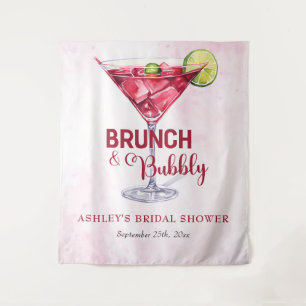 Tapete De Parede Cocktails Brunch & Bubbly Chá de Noiva