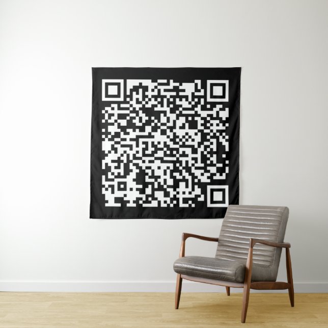 Tapete De Parede Código QR Criado instantaneamente (digitando seu U (In Situ (Horizontal))
