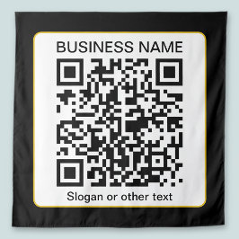 Tapete De Parede Código QR editável digitalizável + nome da sua emp