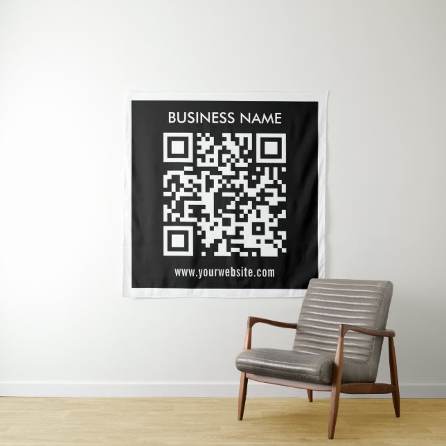 Tapete De Parede Código QR editável (gerado instantaneamente) | Pre (In Situ)