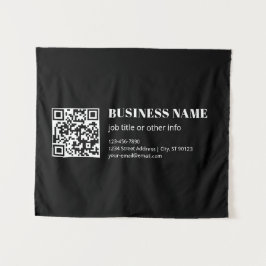 Tapete De Parede Código QR personalizado & Texto retrô-moderno edit