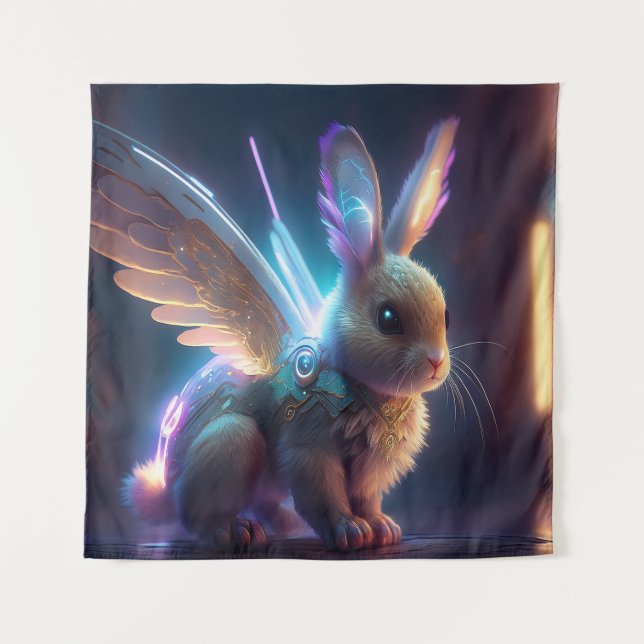 Tapete De Parede Coelho do Espaço (Frente)