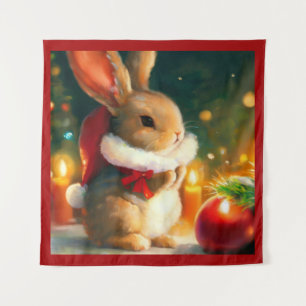 Tapete De Parede Coelho Natal 1
