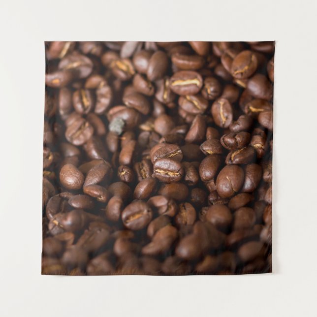 Tapete De Parede Coffee Beans Backgroundabstract, aroma, background (Frente)